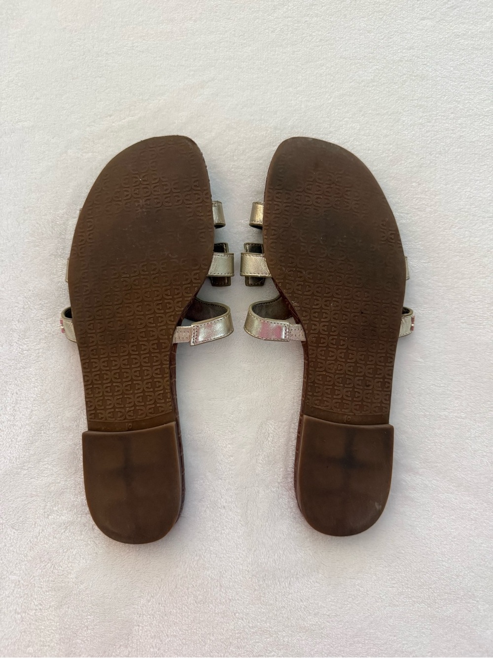 Sam Edelman Bay Slide Sandal - Gold Platinum - Women’s size 10 - Picture 6 of 6
